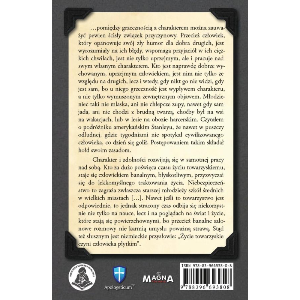 Młodzieniec dobrze wychowany