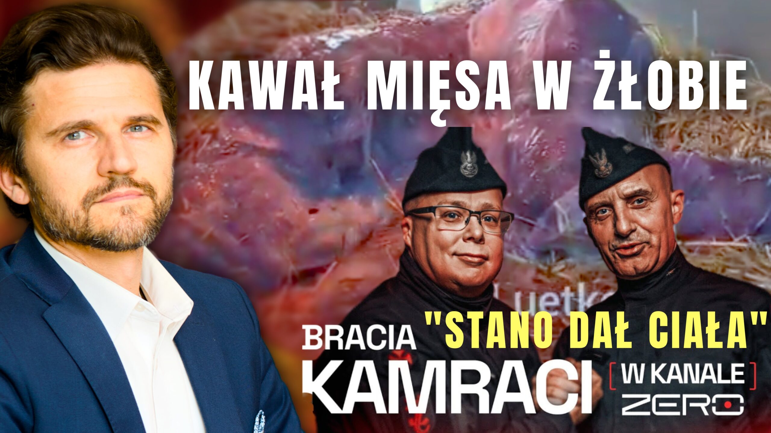 Kawal mięsa zamiast Jezusa w szopce.