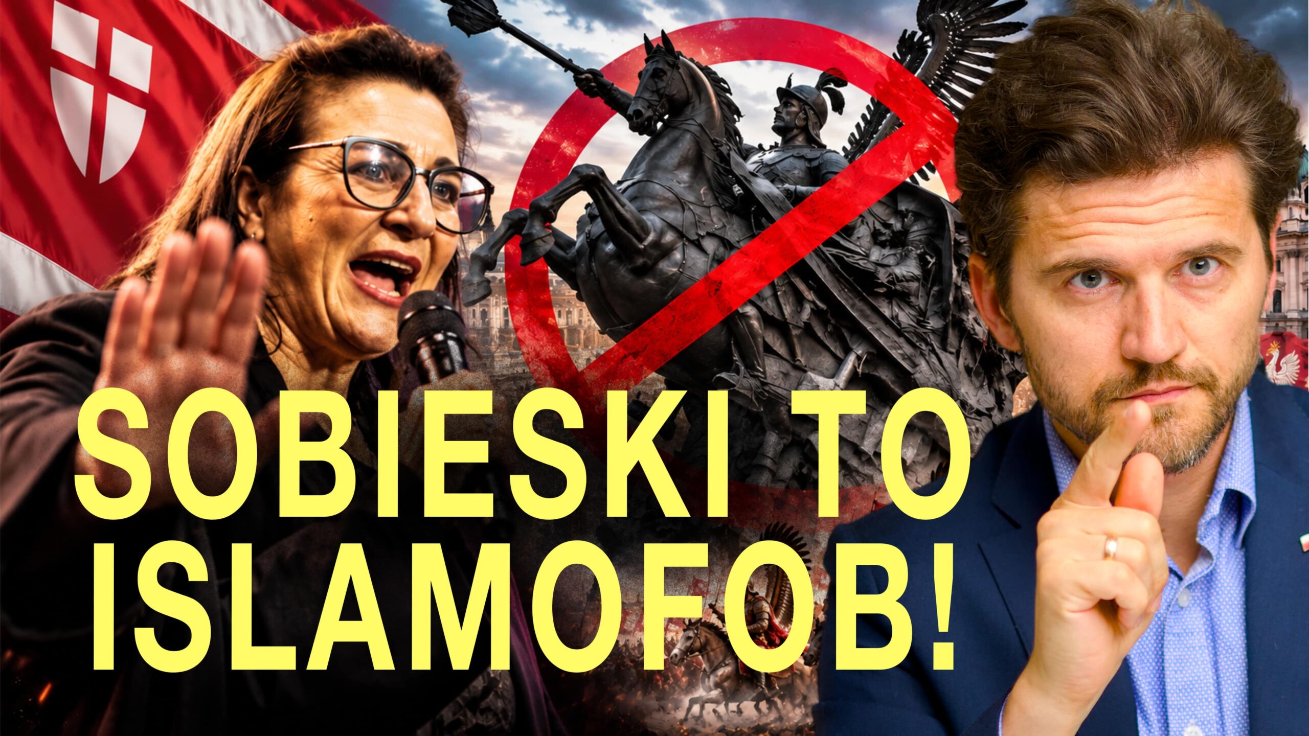 BIAŁY MĘŻCZYZNA I JESZCZE KATOLIK, TAKIEGO POMNIKA TUTAJ NIE CHCEMY!